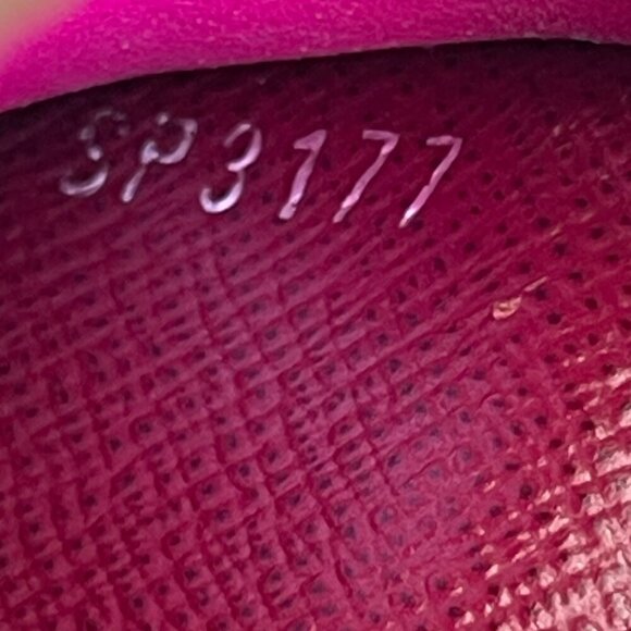 Louis Vuitton Red Epi Leather Victorine Compact Wallet - Preowned - Picture 14 of 15